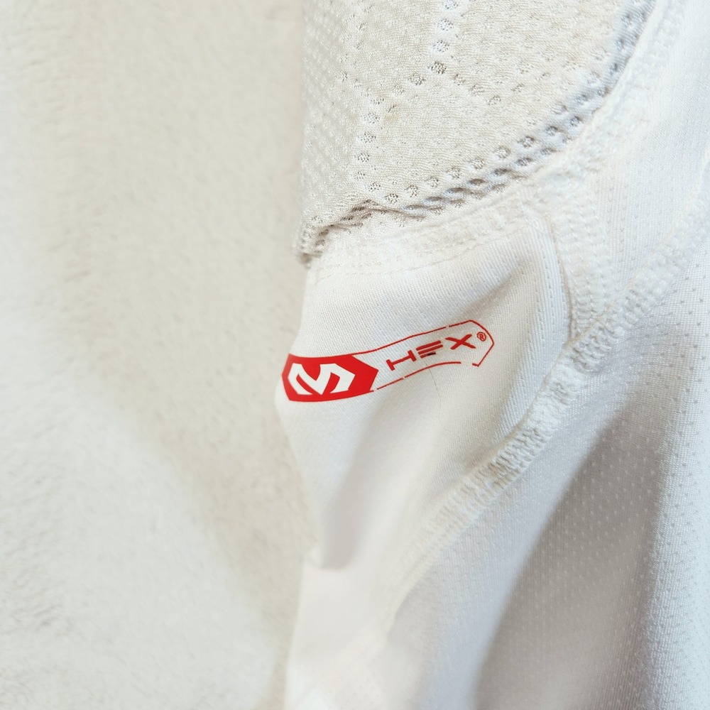 Under Armour Padded Shirt Mens Large White McDavid HEX Compression HeatGear - Picture 8 of 9